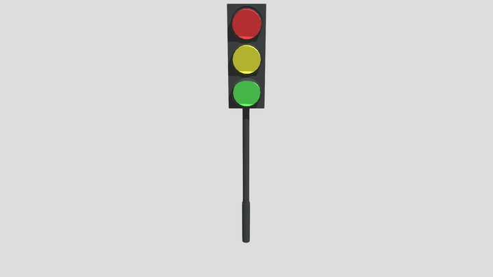 Traffic Light 3D Model