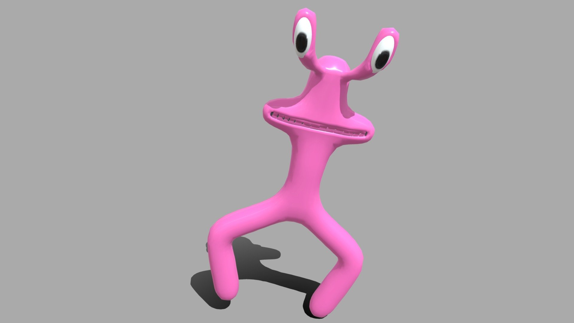 PINK FROM RAINBOW FRIENDS ROBLOX GOOEY, 3D FAN ART, 3D models download