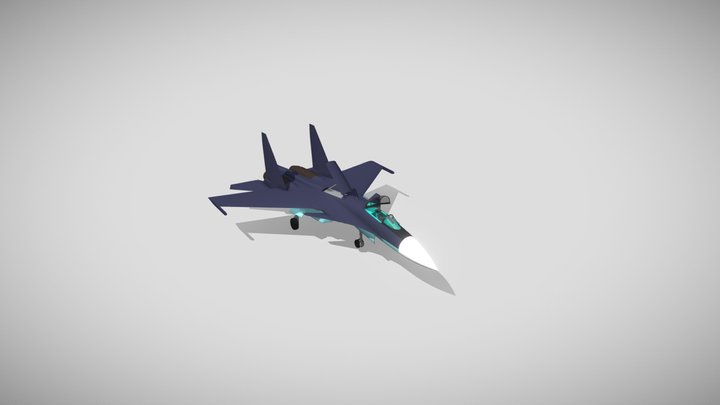 Besiege Su-37 3D Model