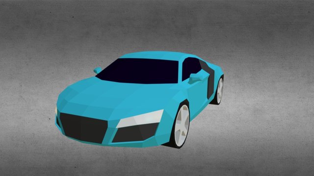 Audi R8 3D Model