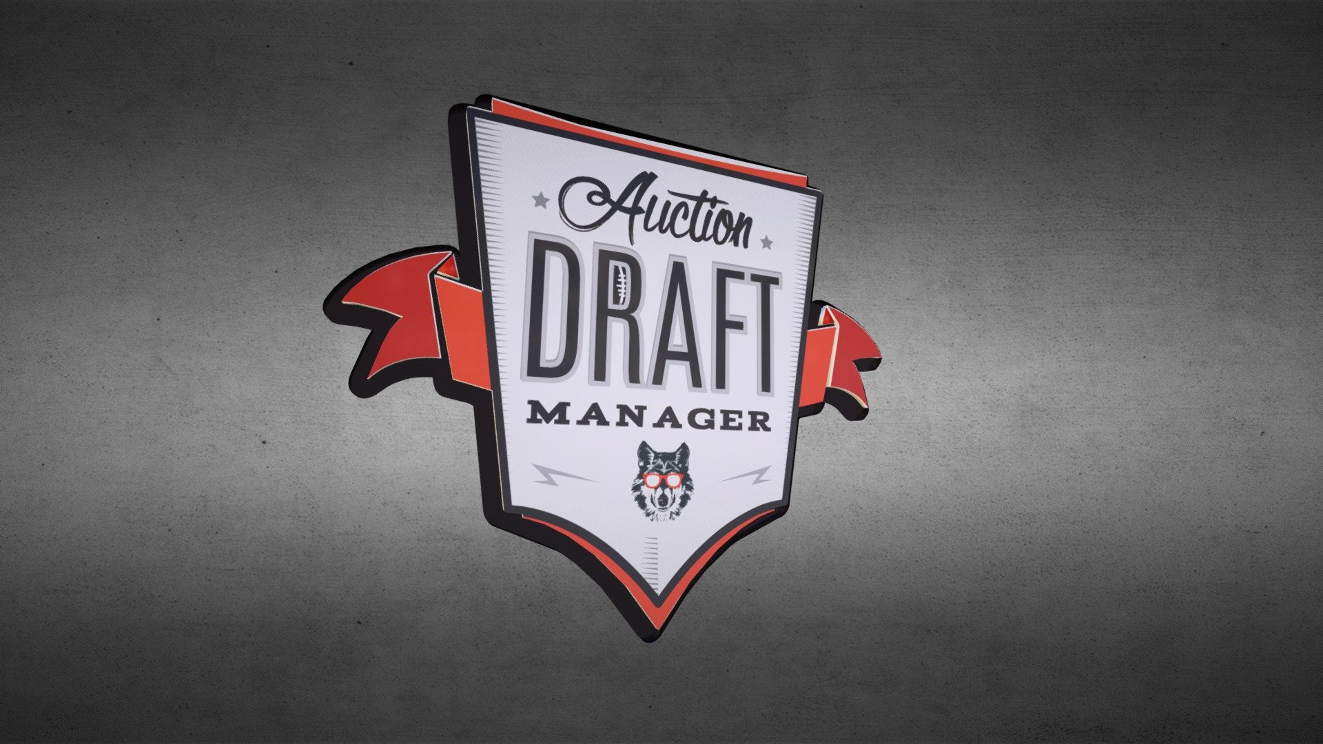 Auction Draft Logo - 3D model by orangewacko [f1d161e] - Sketchfab