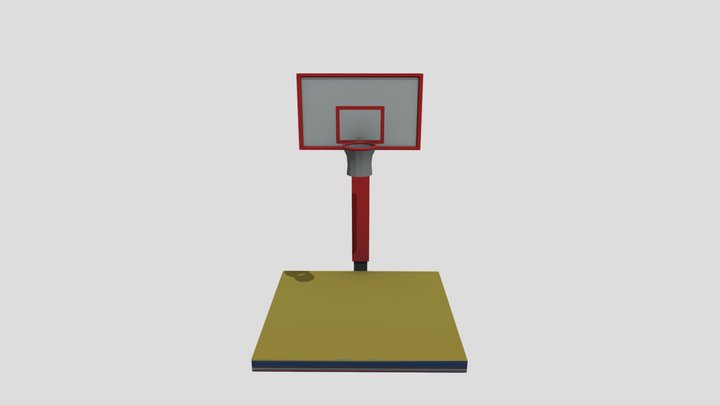 Basketball court 3D Model