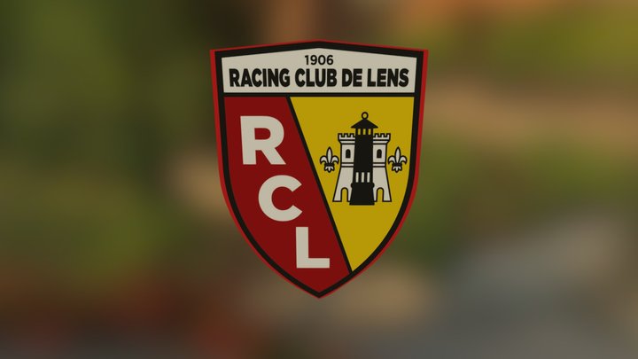 Racing Club de lens logo 3D Model