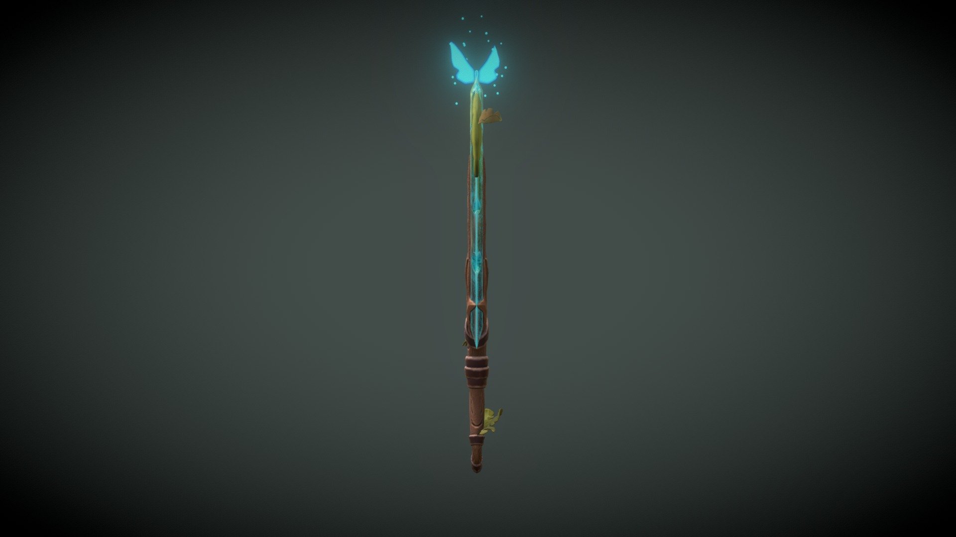 Enchanted Forest Blade - 3D model by baristoprak [f1d3199] - Sketchfab