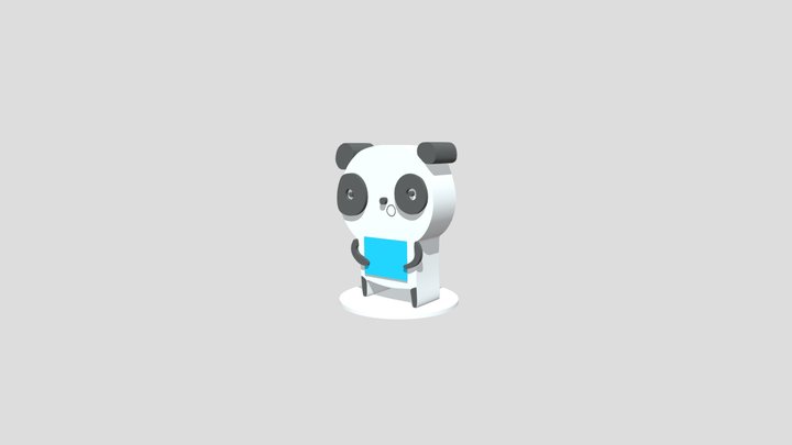 OKLS_standy_Panda 3D Model