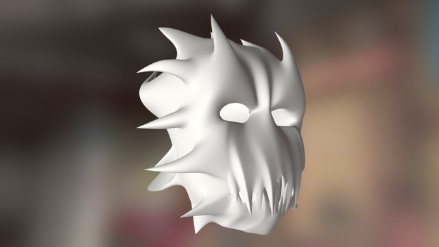 Strange Demon Mask 3D Model