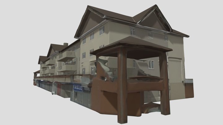 Portland Drive Flats, Merstham 3D Model