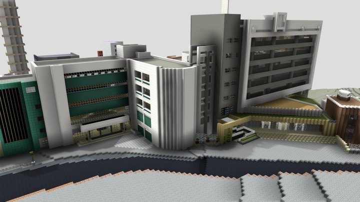 SPC Future Campus created with Minecraft 3D Model