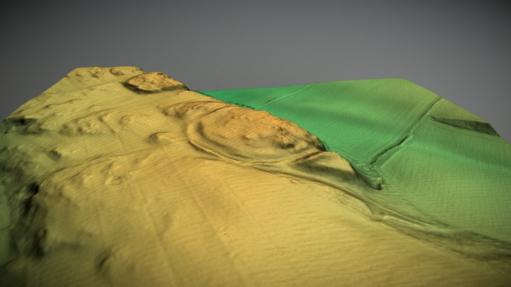 Chesters Hill, Northumberland (UK) – Modello 3D gratuito STL