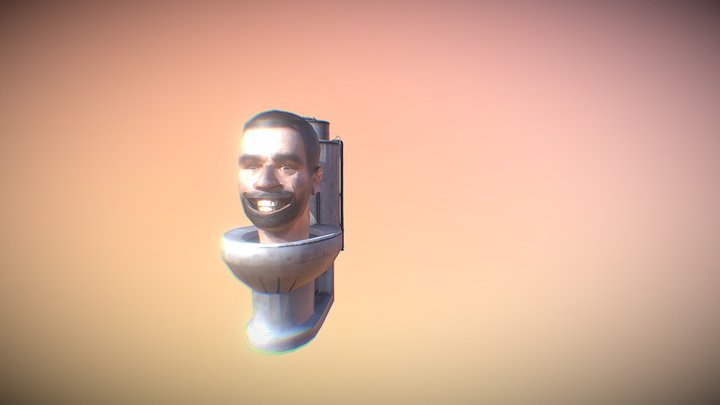 random skibidi toilet 3D Model