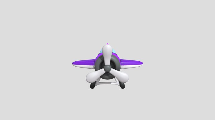 Toony Plane Purple
