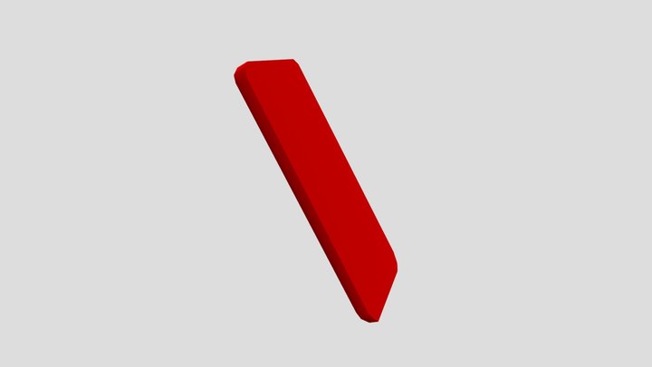 Fortnite creative Phone (Without textures) 3D Model