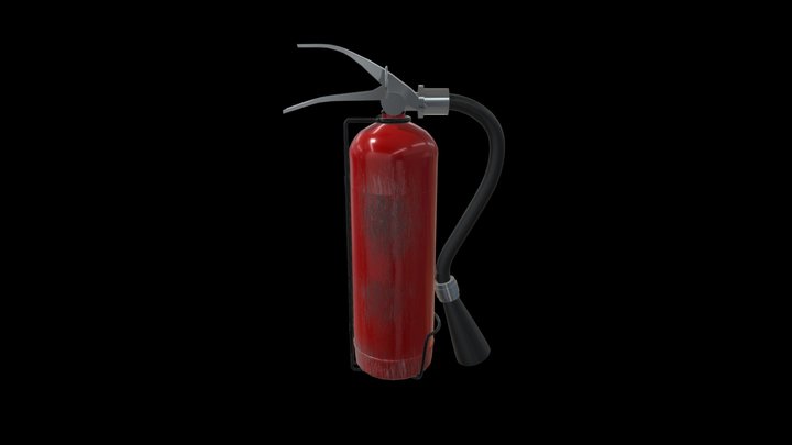 Fire Extinguisher 3D Model