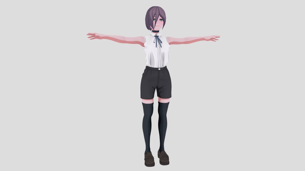 Reze – Stylized Anime Girl