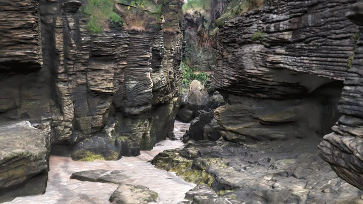 Hilbre Fissure 3D Model