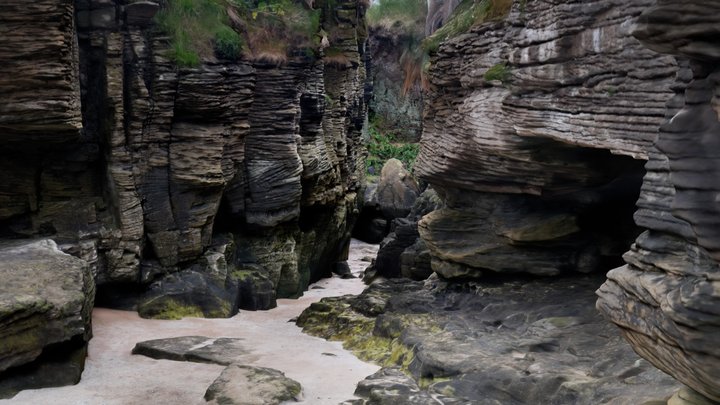 Hilbre Fissure 3D Model