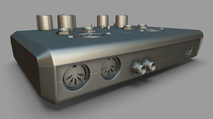 HS Study - Alesis iO2 Express Audio Interface 3D Model