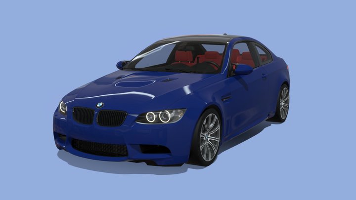 BMW M3 2012 (E92) 3D Model