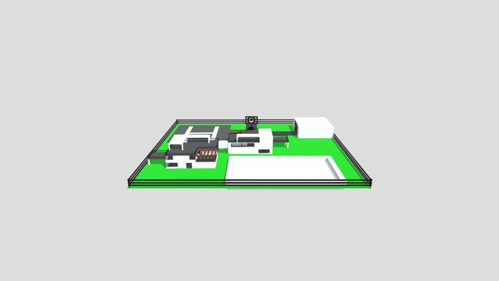 modern luxury House 1 3D Model