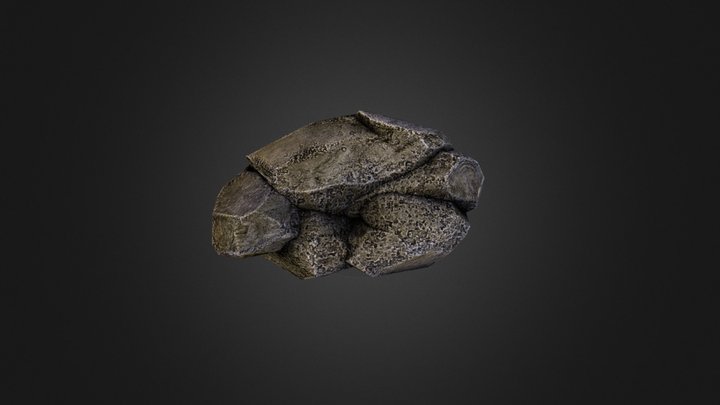 Rock Big B Tribes 3D Model