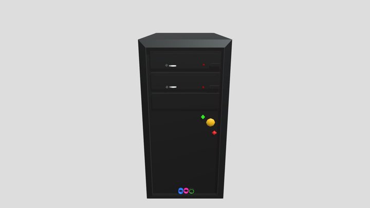 Computer Tower 3D Model