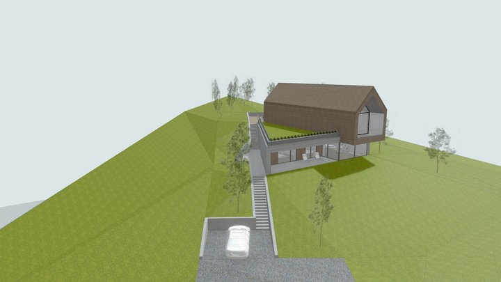 Pannonhalma Lakóház tervtanács 2.0 3D Model