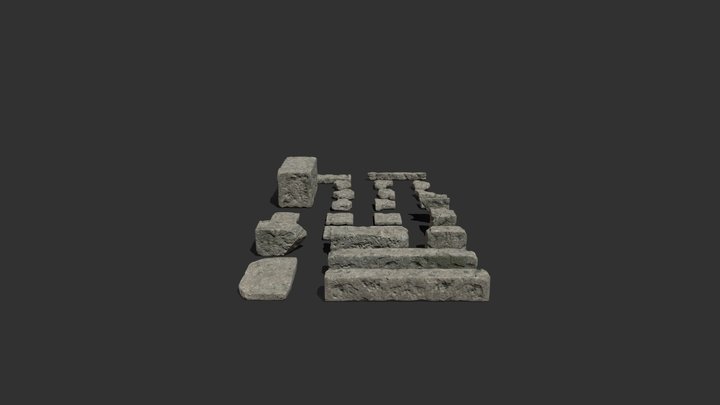 Ruin Asset - Element 010 3D Model