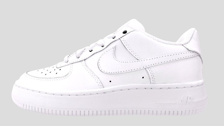 NIKE AIR FORCE 1 LOW WHITE 3D Model
