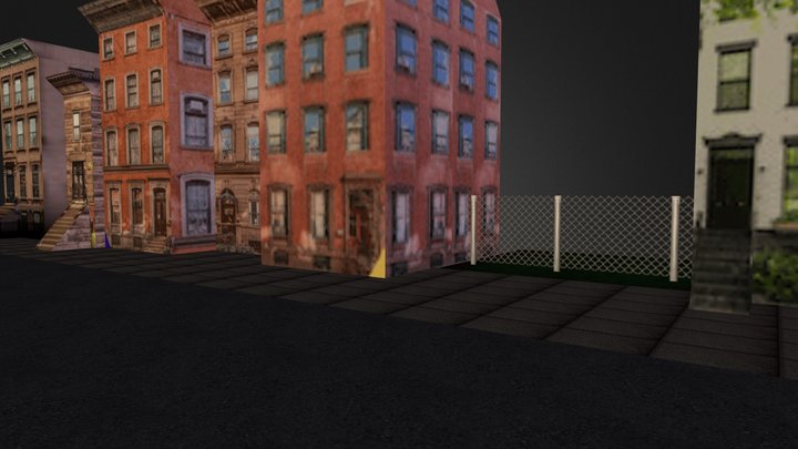 Brownstone Aparments from Pepperonijabroni 3D Model