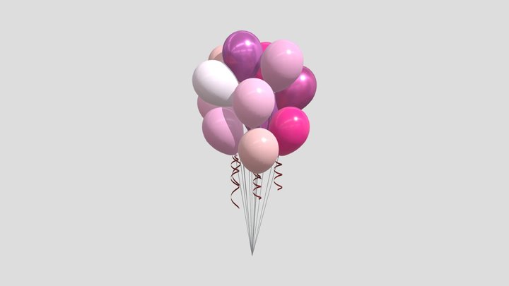 colorful_balloons 3D Model