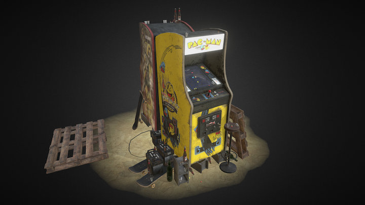 The Desert Arcade 3D Model