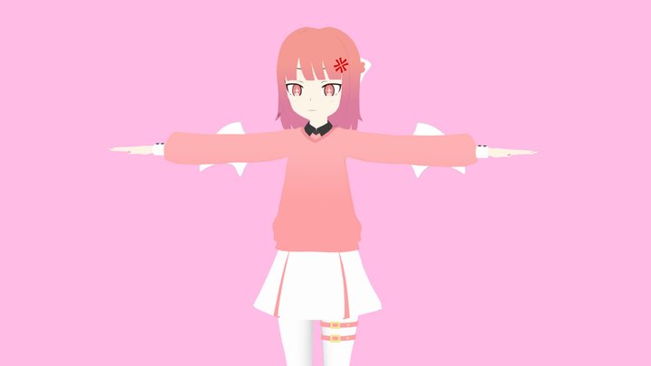 Pinkie - Project sweet girl 3D Model
