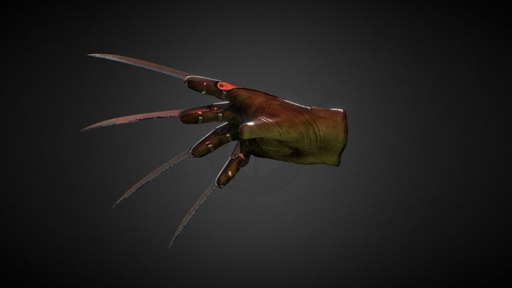 Nightmare on Elm Street Freddy Krueger Glove 3D Model