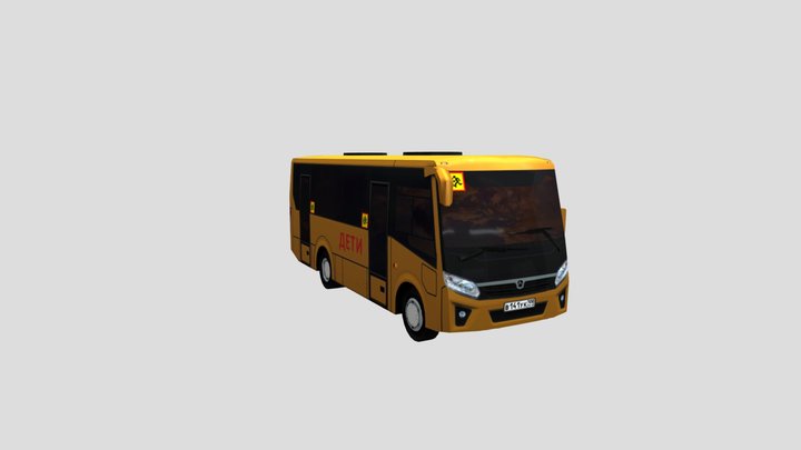 PAZ - School Bus 3D Model