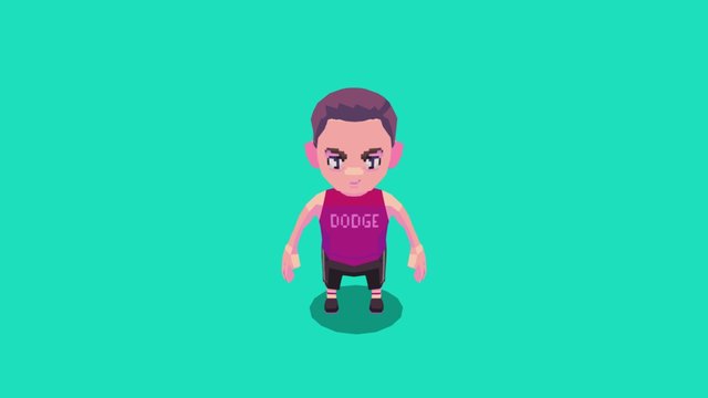 Dodgeball Kid 3D Model