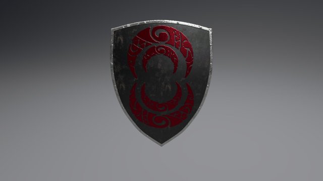 fantasy shield 05 3D Model