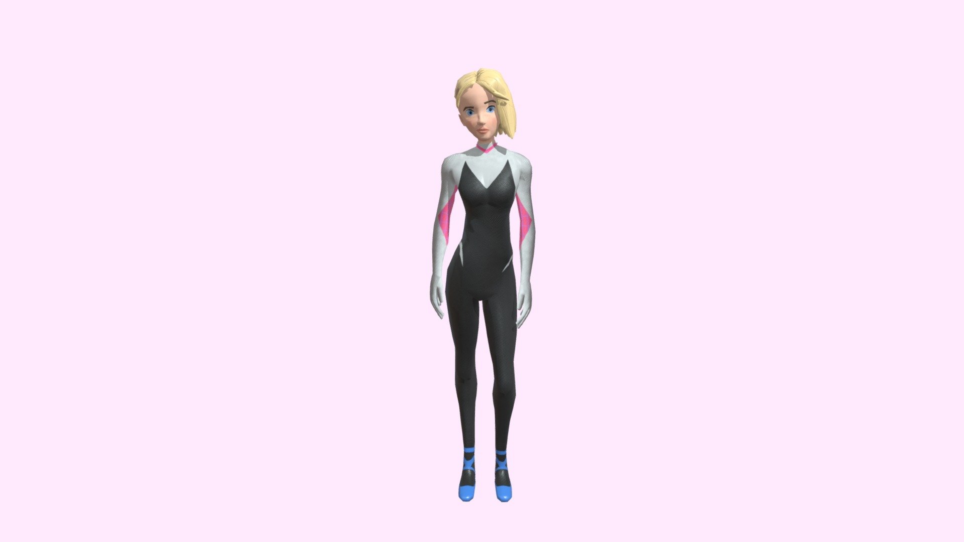 Gwen Stacy 3d Model By Perryga F1e3011 Sketchfab 9791