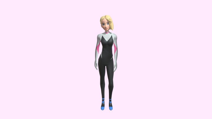 Gwen Stacy 3D Model