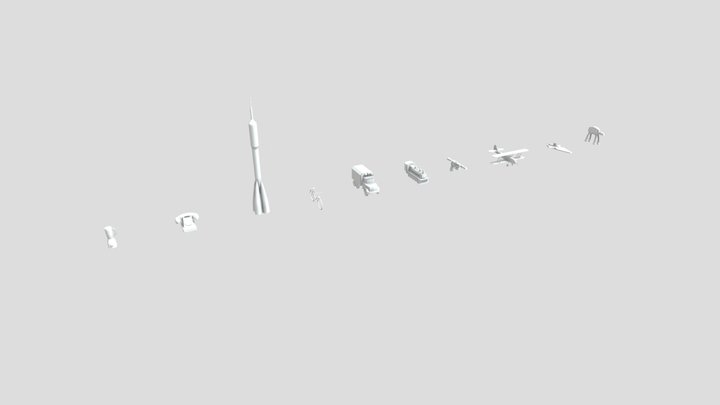 HW 2 Blocking (XYZ school) 3D Model