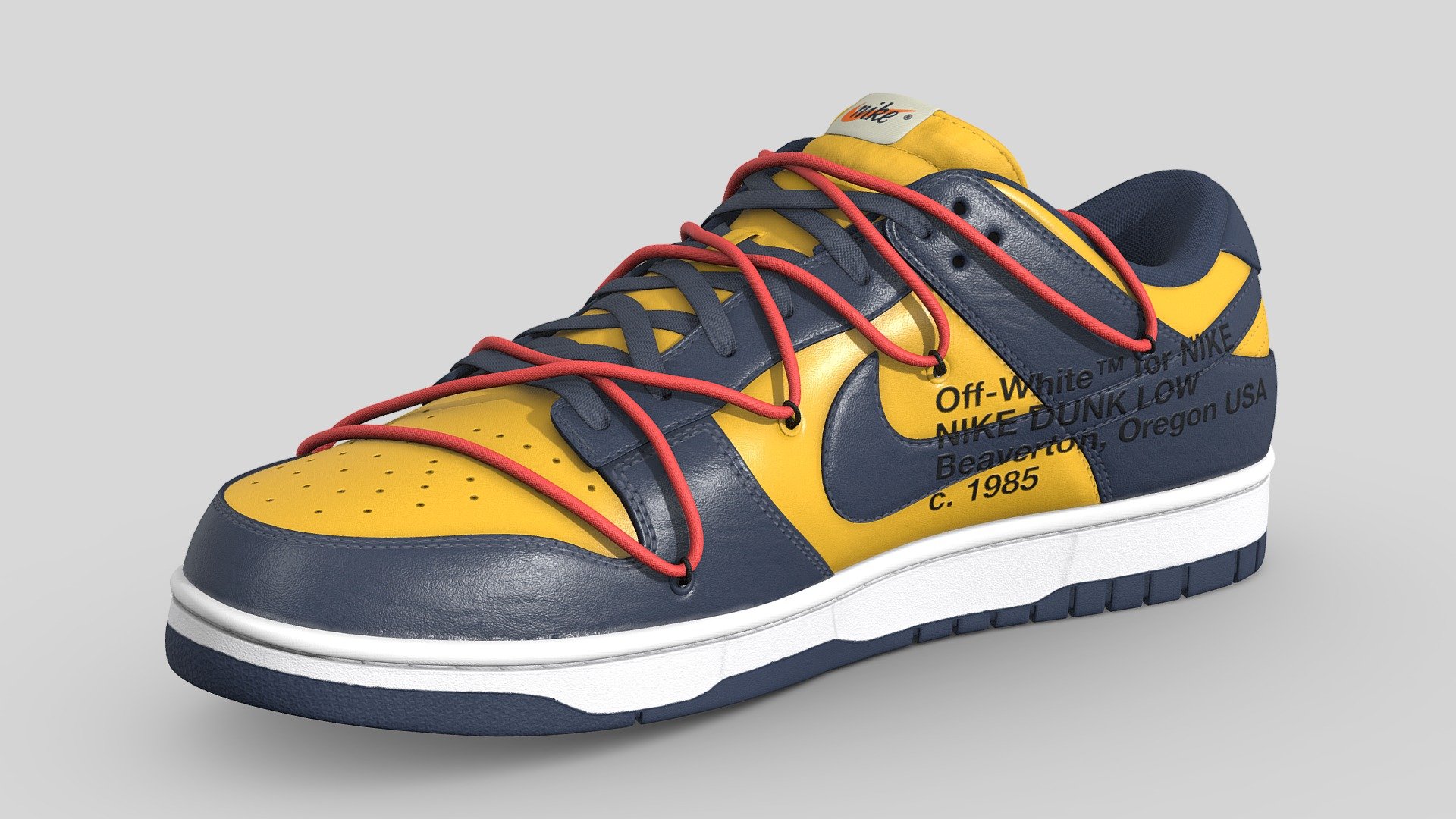 offwhite【26】Off-White × Nike Dunk Low Michigan