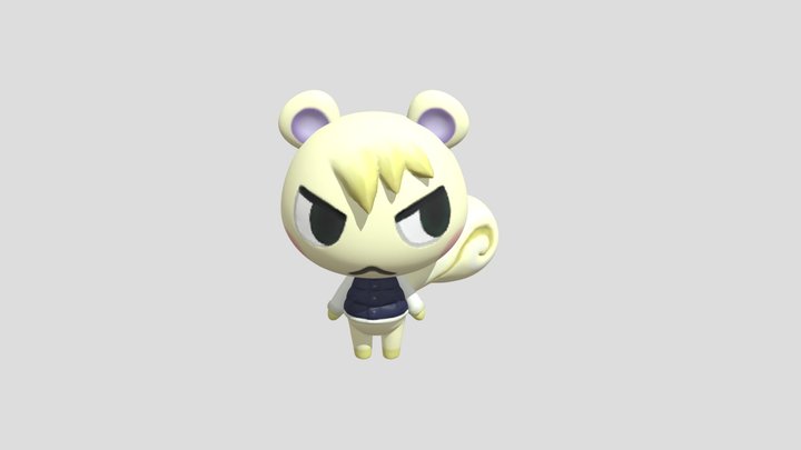 Marshal  Animal Crossing 3D Model