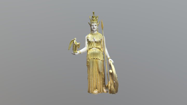 State Model of Reconstruction Statue of Athena 3D Model