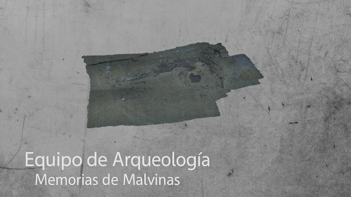 Posición del teniente Castañeda - Monte Longdon 3D Model