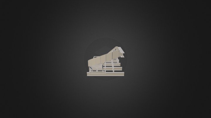 Винтовая лестница 3D Model