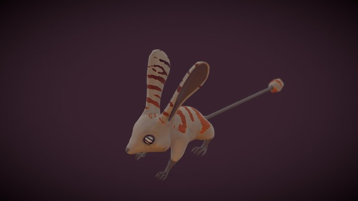 ugly rat (no rig) 3D Model