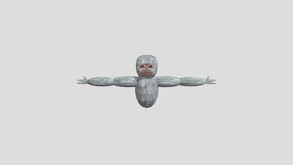 gorilla tag fangame player model (COMES W/ RIG)