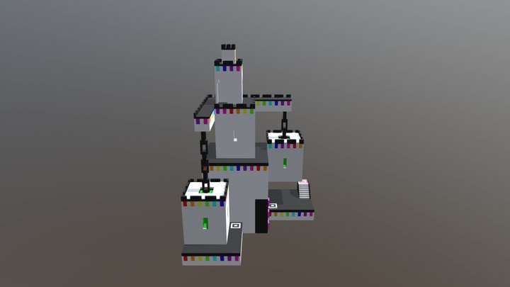 Colorful Dungeon 3D Model