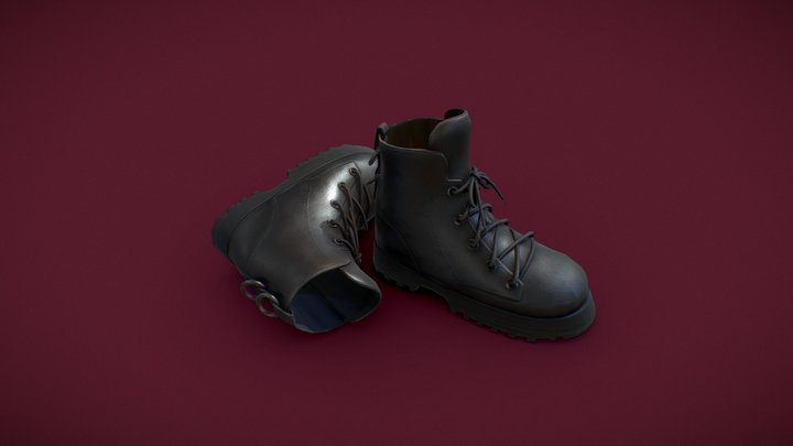 Women Combat Boots – Free 3D Model STL