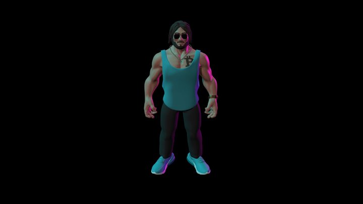 Web3 Hustle model #3 3D Model