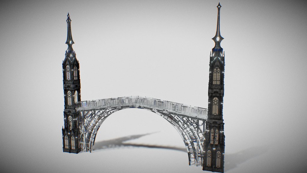 Scifi Gothic Building Pack- Bridge